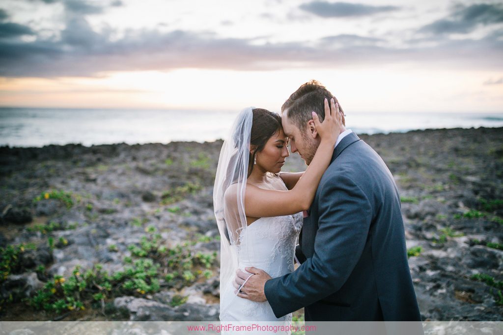 Turtle Bay Wedding Photos Oahu Hawaii Sunset Photo Session